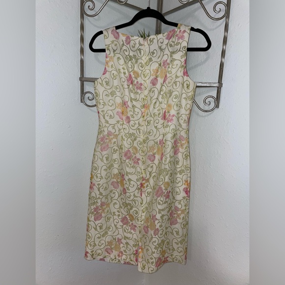 Vintage Talbots Floral Sleeveless Dress - Picture 2 of 6